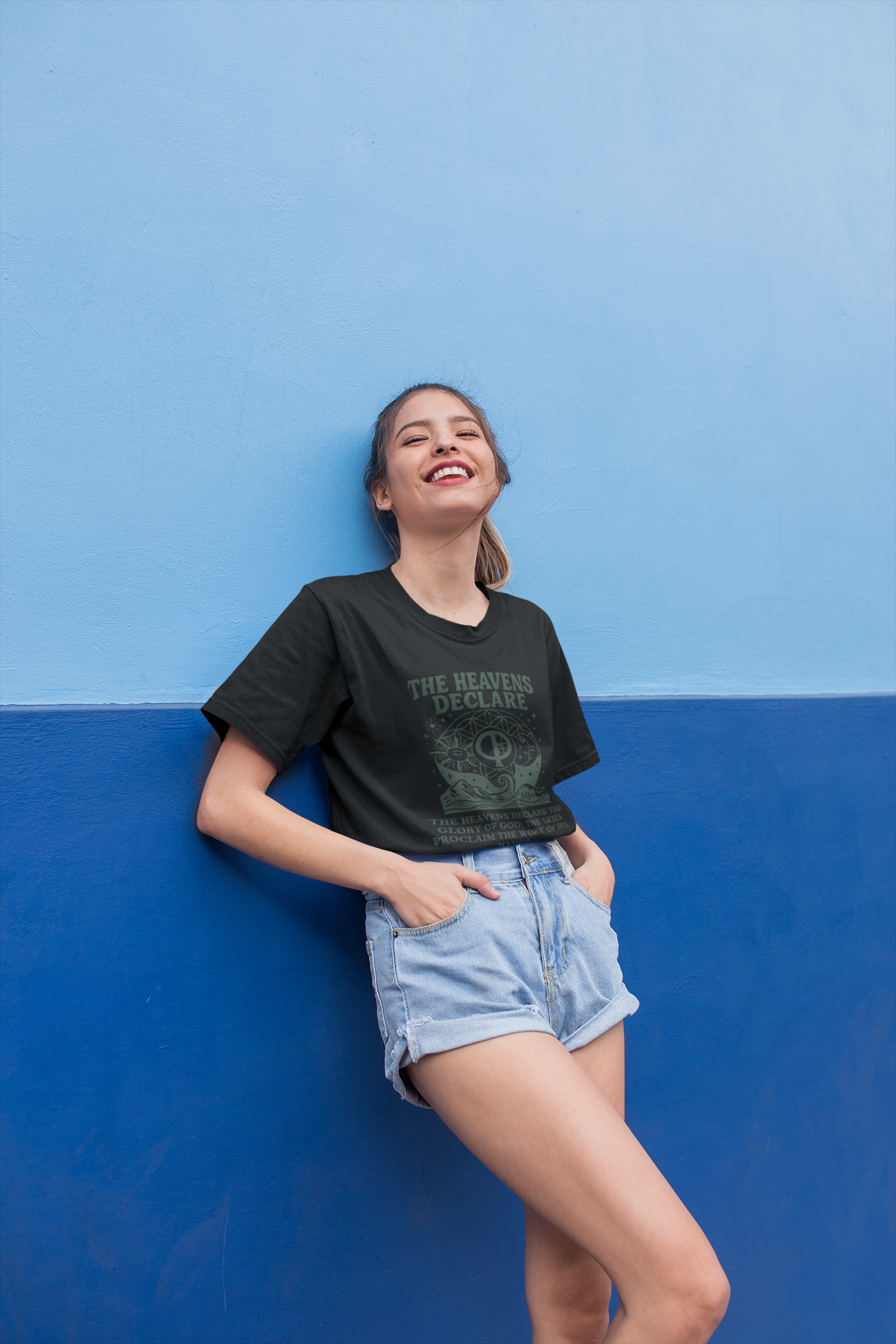 Unisex "The Heavens Declare" Oversized Tee