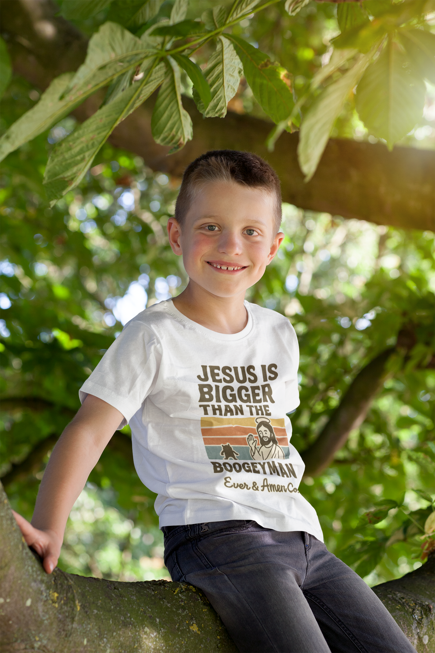 Boy's "Jesus is Bigger than the Boogeyman" Tee