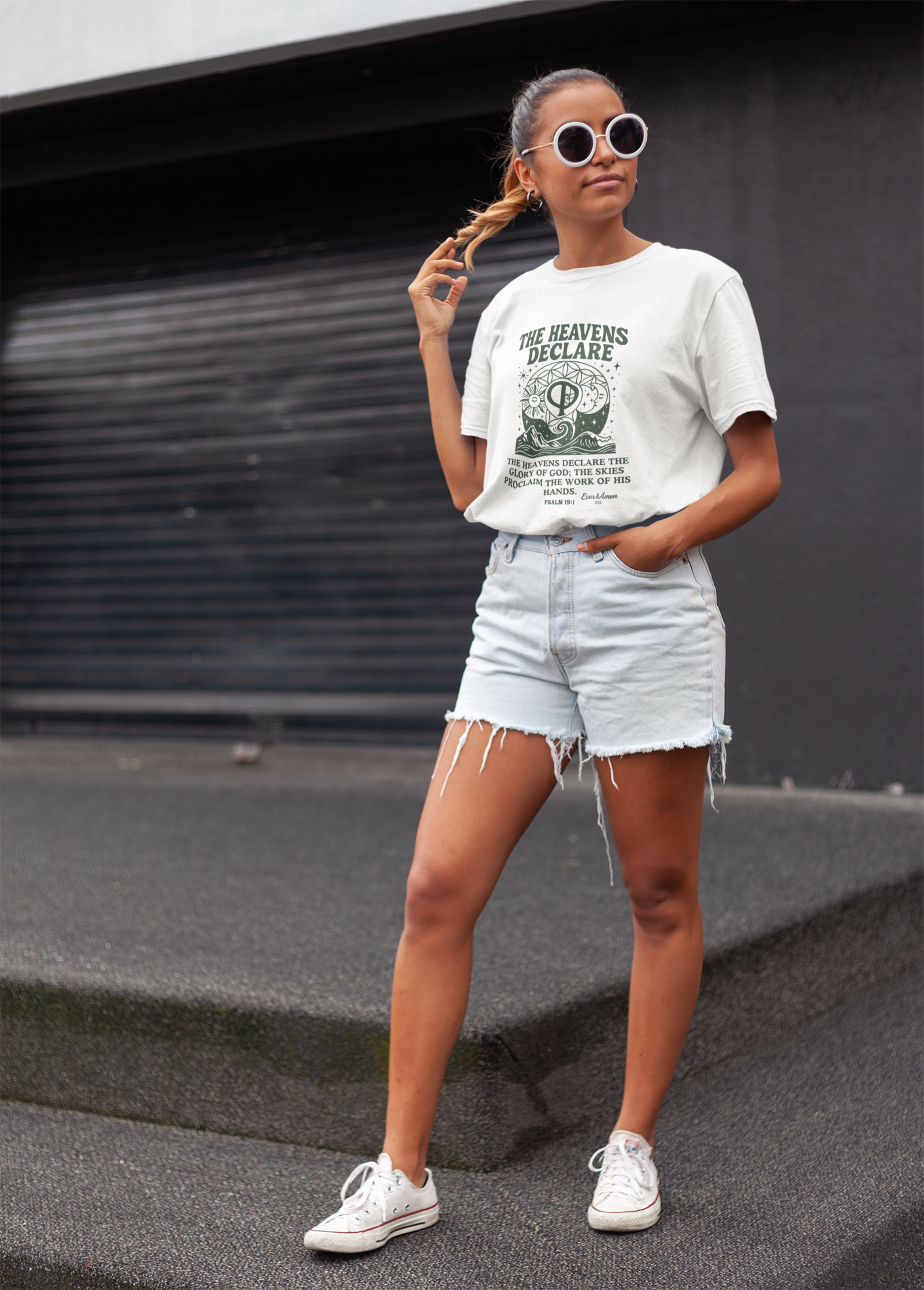 Unisex "The Heavens Declare" Oversized Tee