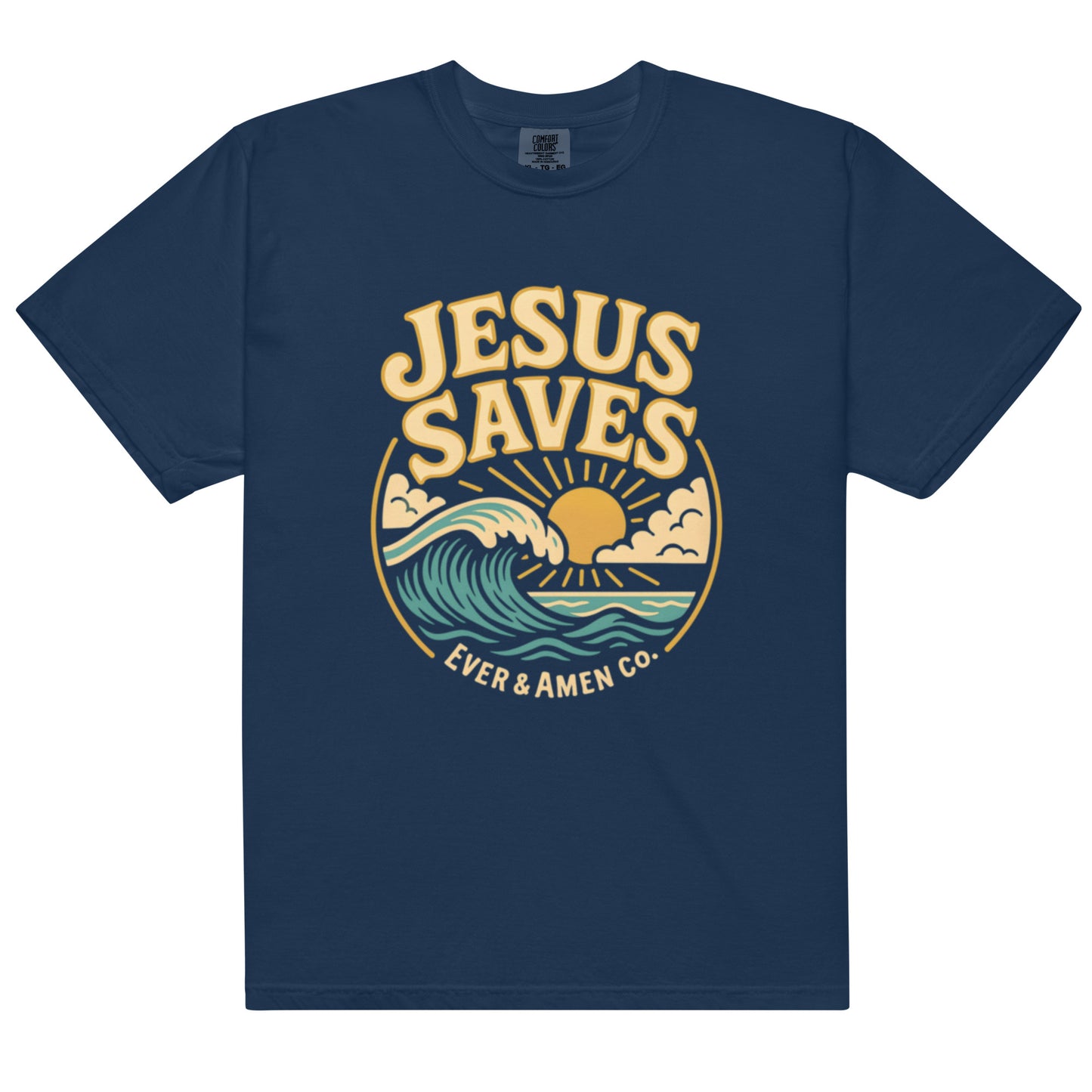 Christian streetwear unisex t-shirt featuring “Jesus Saves” message