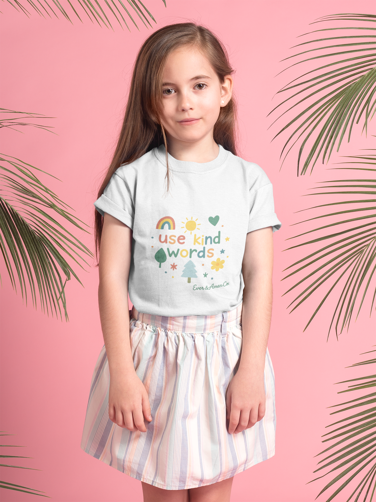 Girls "Use Kind Words" Tee