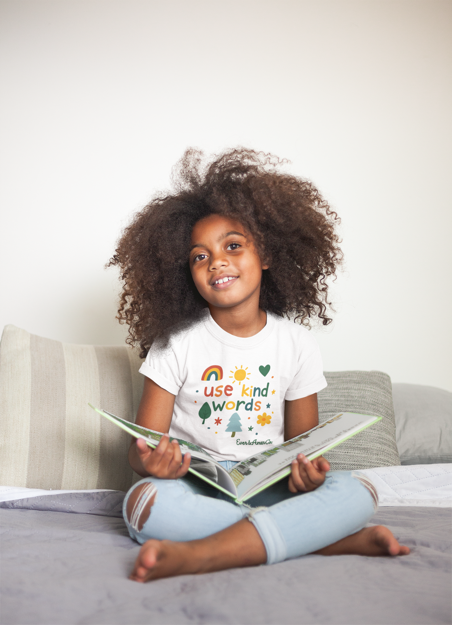 Girls "Use Kind Words" Tee