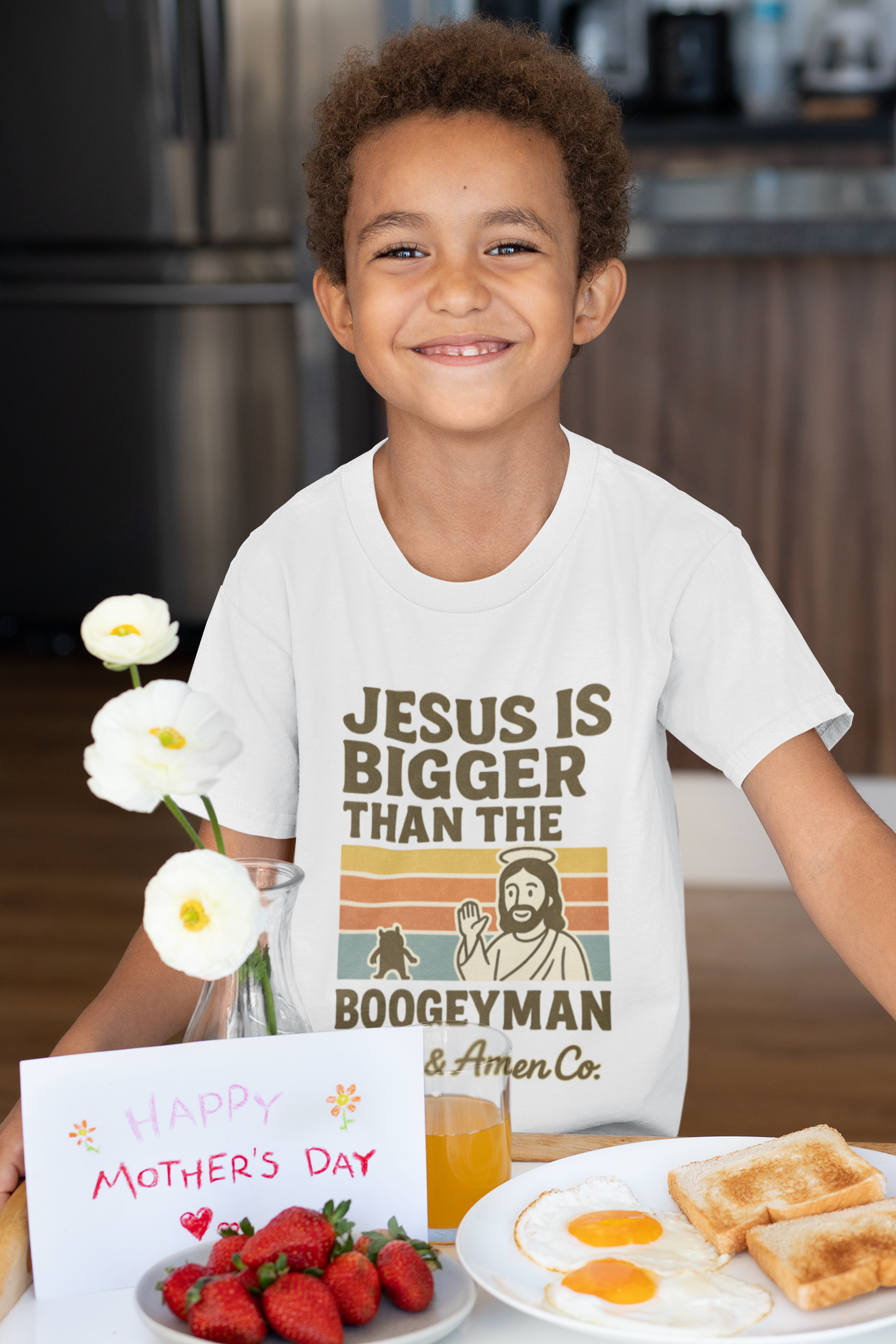 Boy's "Jesus is Bigger than the Boogeyman" Tee