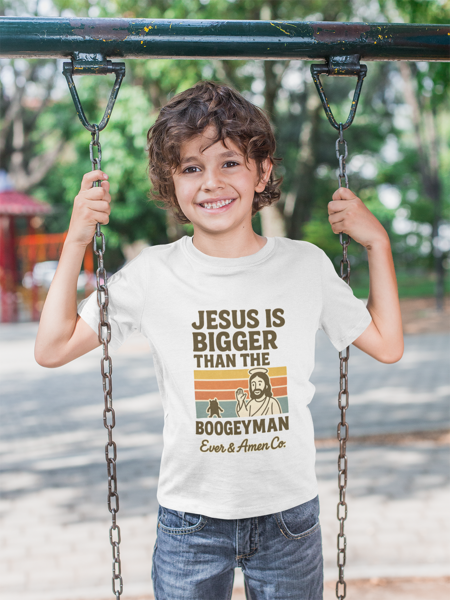 Boy's "Jesus is Bigger than the Boogeyman" Tee
